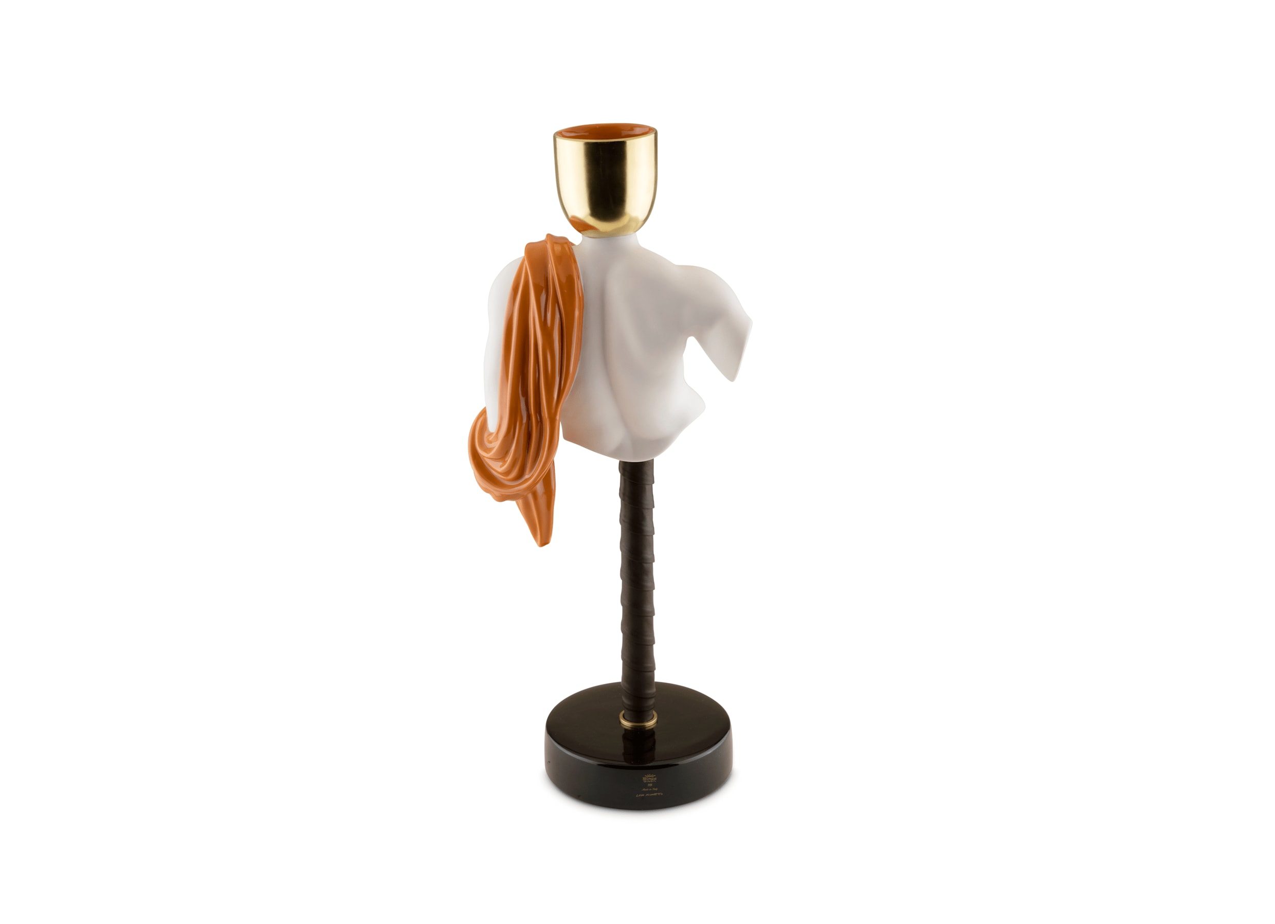 Candleholder Statue L'Amante Pumpkin | GINORI 1735
